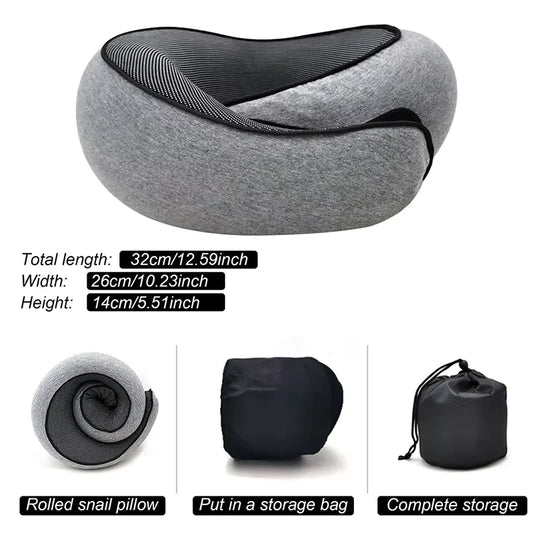 'DriftAway' - Memory Foam Neck Pillow for Travel